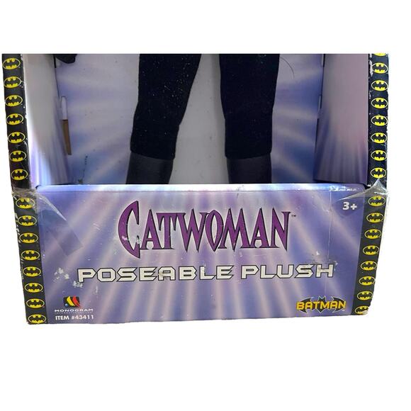 Cat Woman Poseable Plush 14” DC Comics Figure by Monogram NIB - Picture 3 of 10